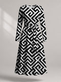 "Zamu" Viscose Midi Dress