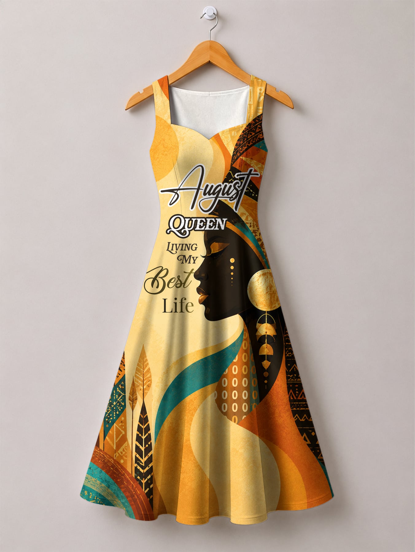 "August Queen Best Life" Corset Dress