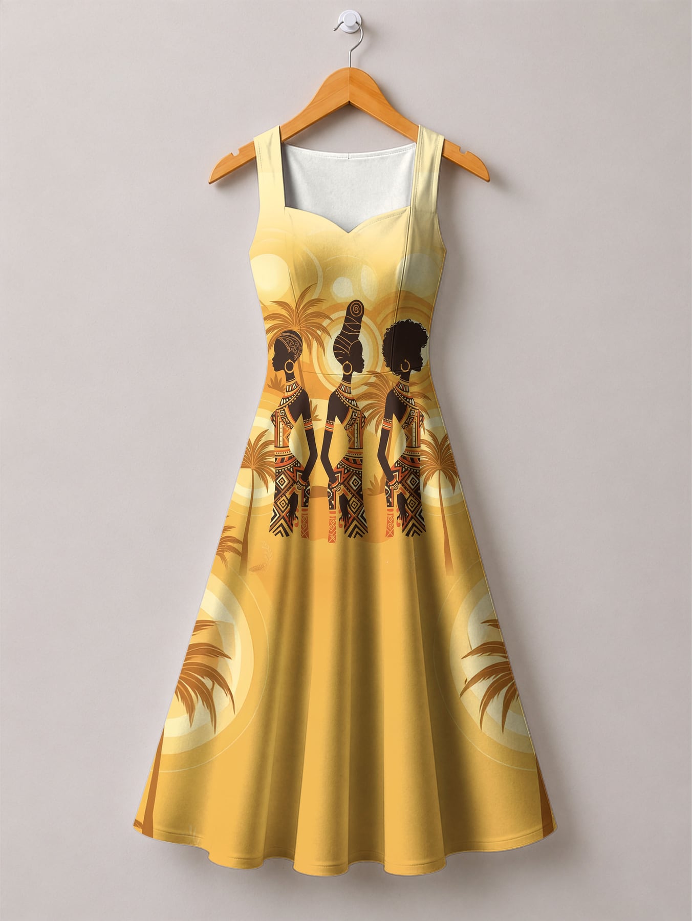 Ancestral Flame Corset Dress