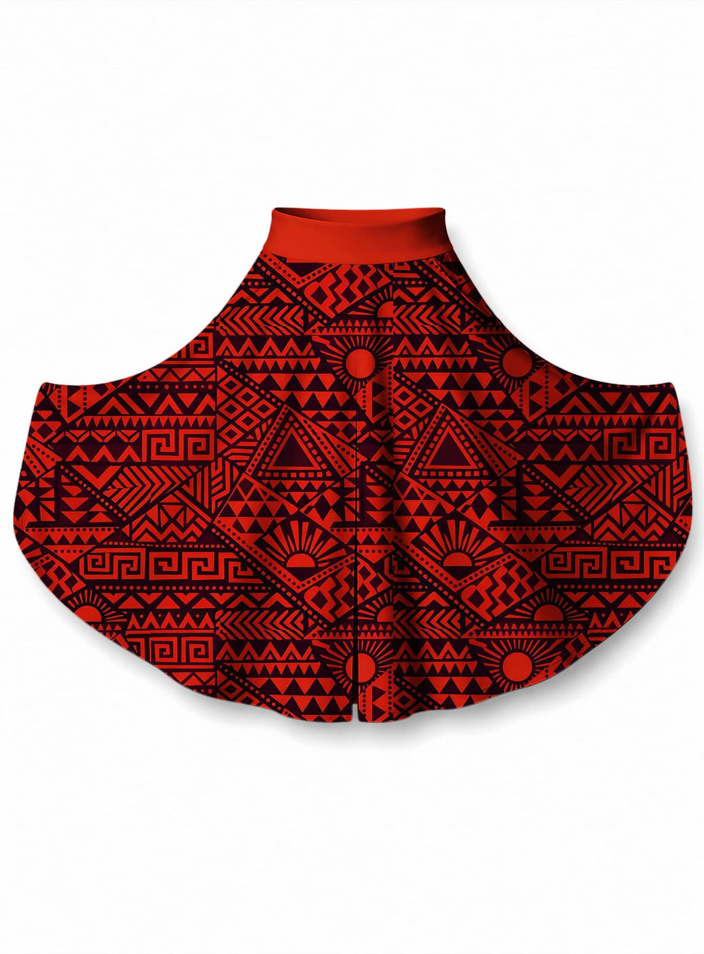 "Shaka Burgundy" Twirl Skirt