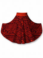 "Shaka Burgundy" Twirl Skirt