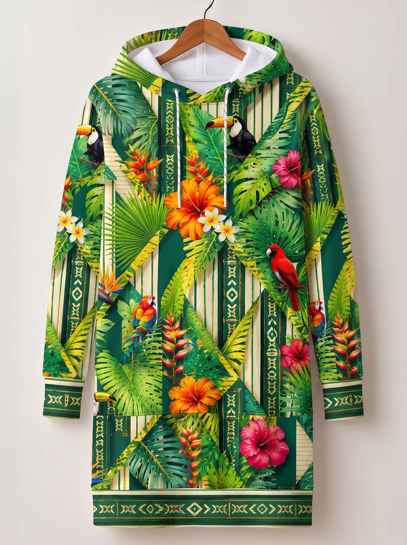 "Msitu" Hoodie Dress