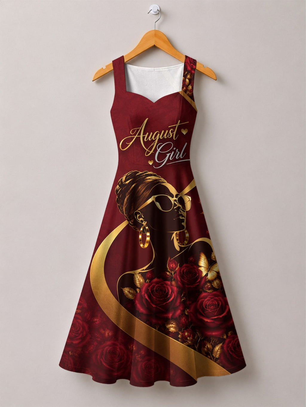 "August Girl Roses" Corset Dress