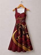 "August Girl Roses" Corset Dress