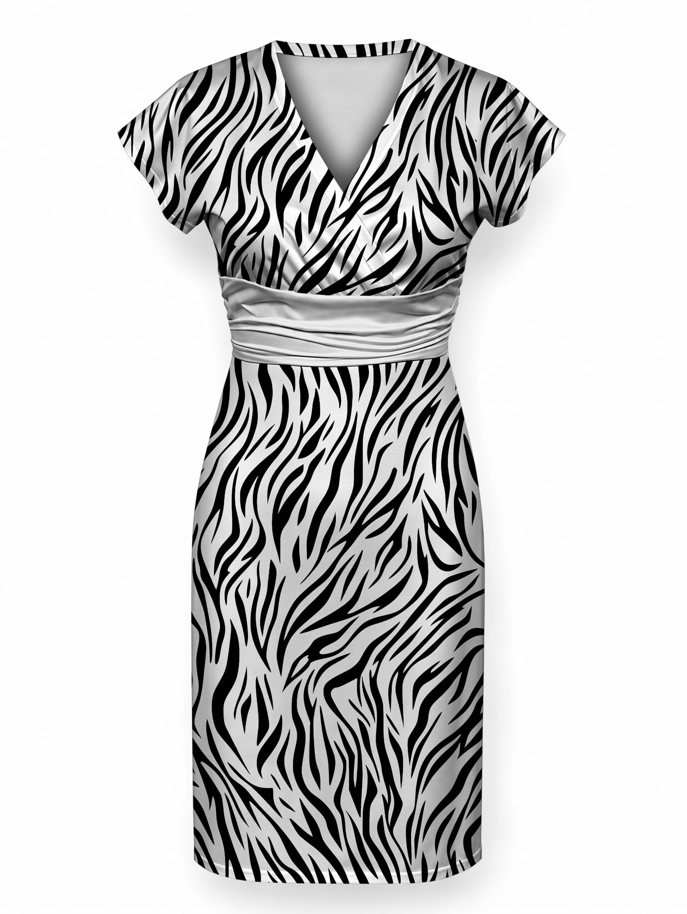 "Milia" Cap Sleeve Midi Dress