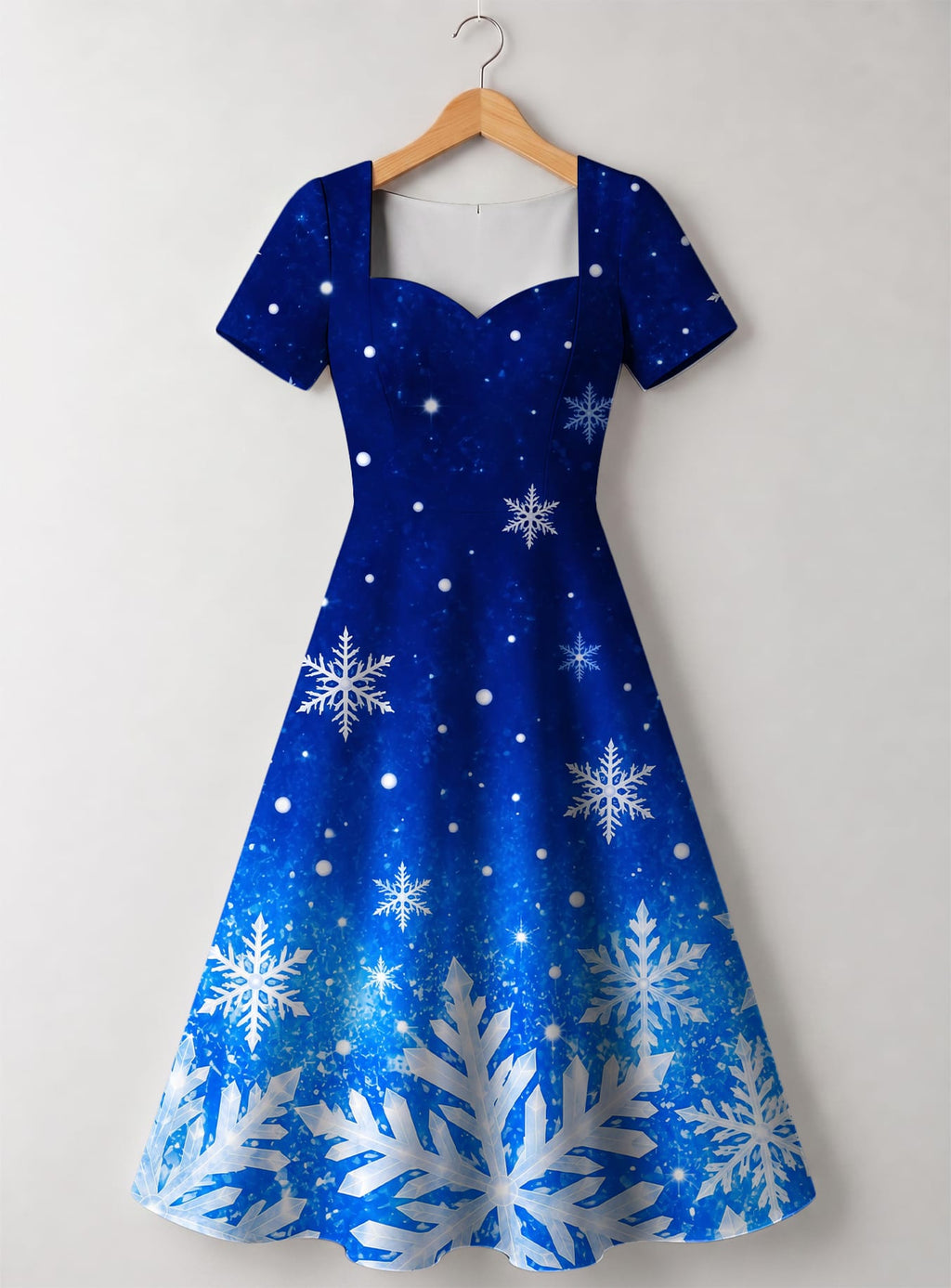 "Fuwele" Sweetheart Midi Dress