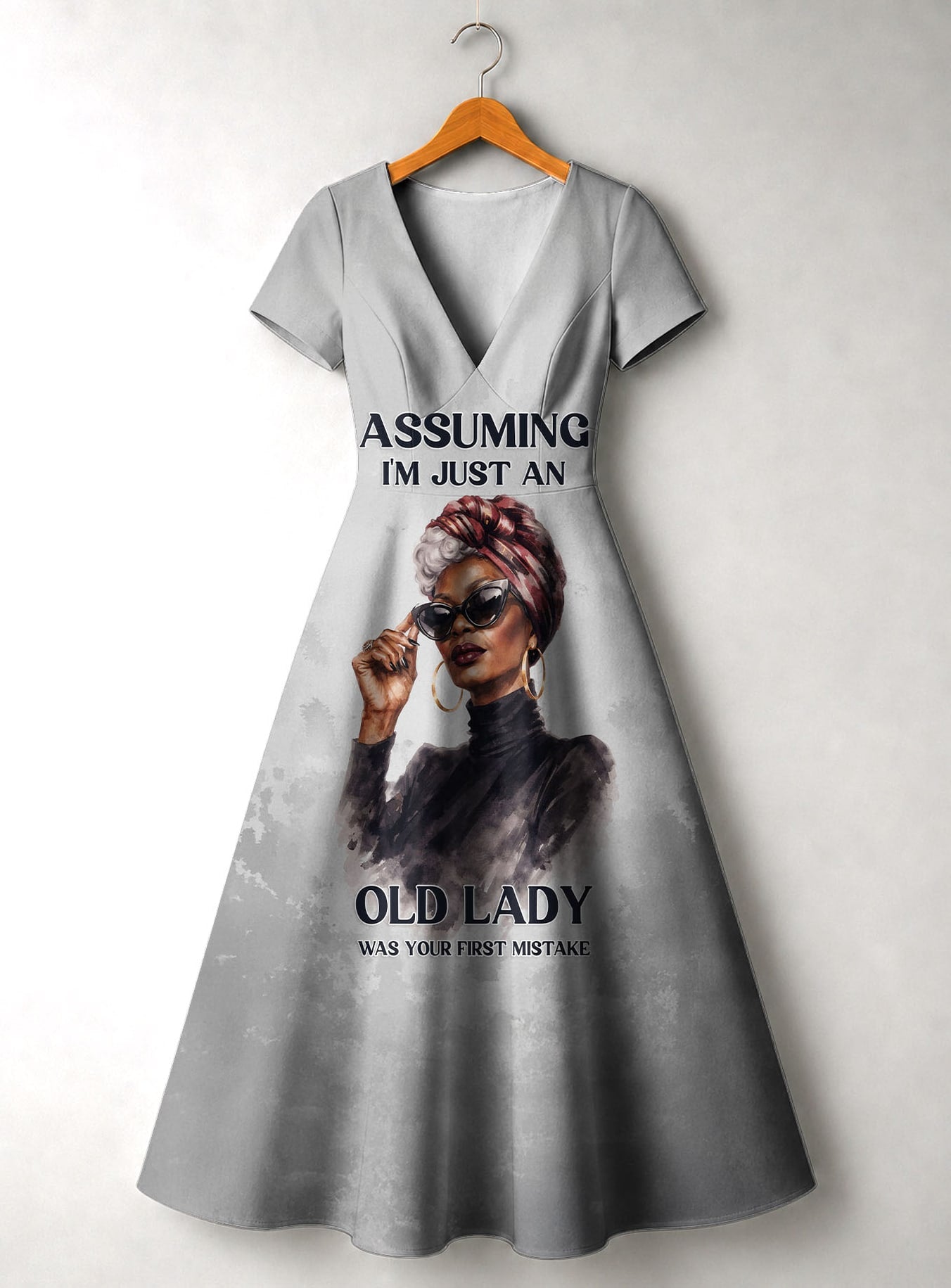Seasoned Short Sleeve Maxi Dress