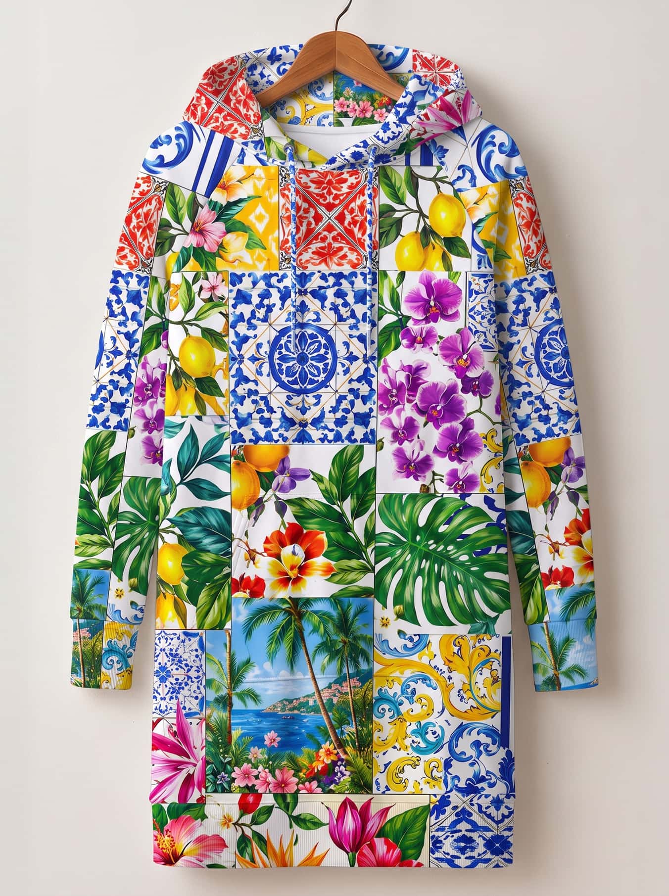 "Kisiwa" Hoodie Dress