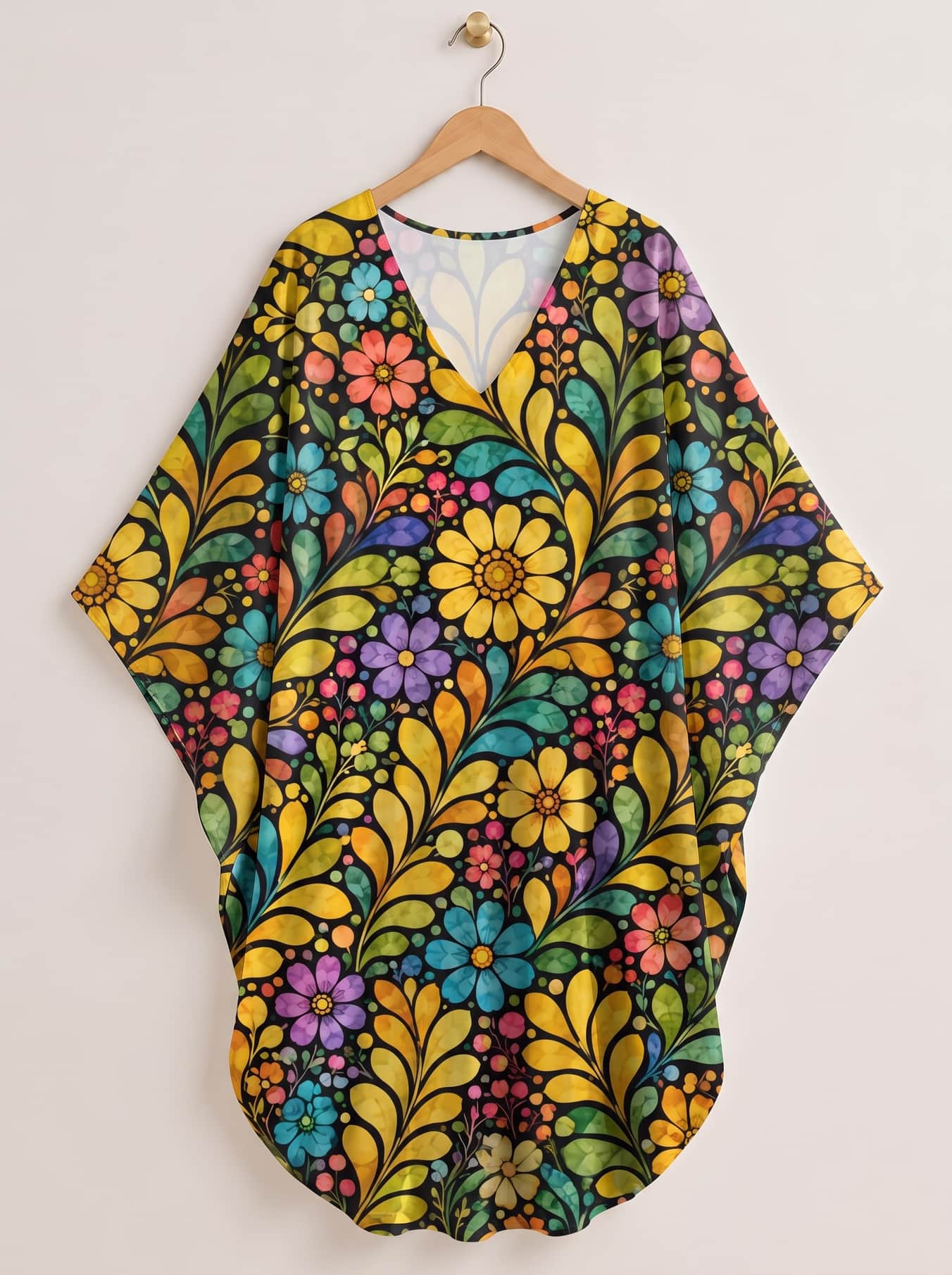 "Njano" Kaftan Dress