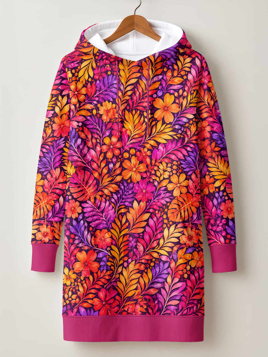 "Waridi" Hoodie Dress