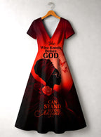 "Selah" Red" Short Sleeve Maxi Dress