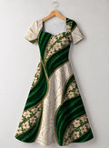 "Maile" Sweetheart Midi Dress