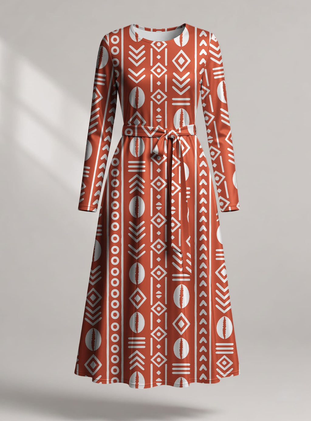 "Oshun Kijani" Viscose Midi Dress