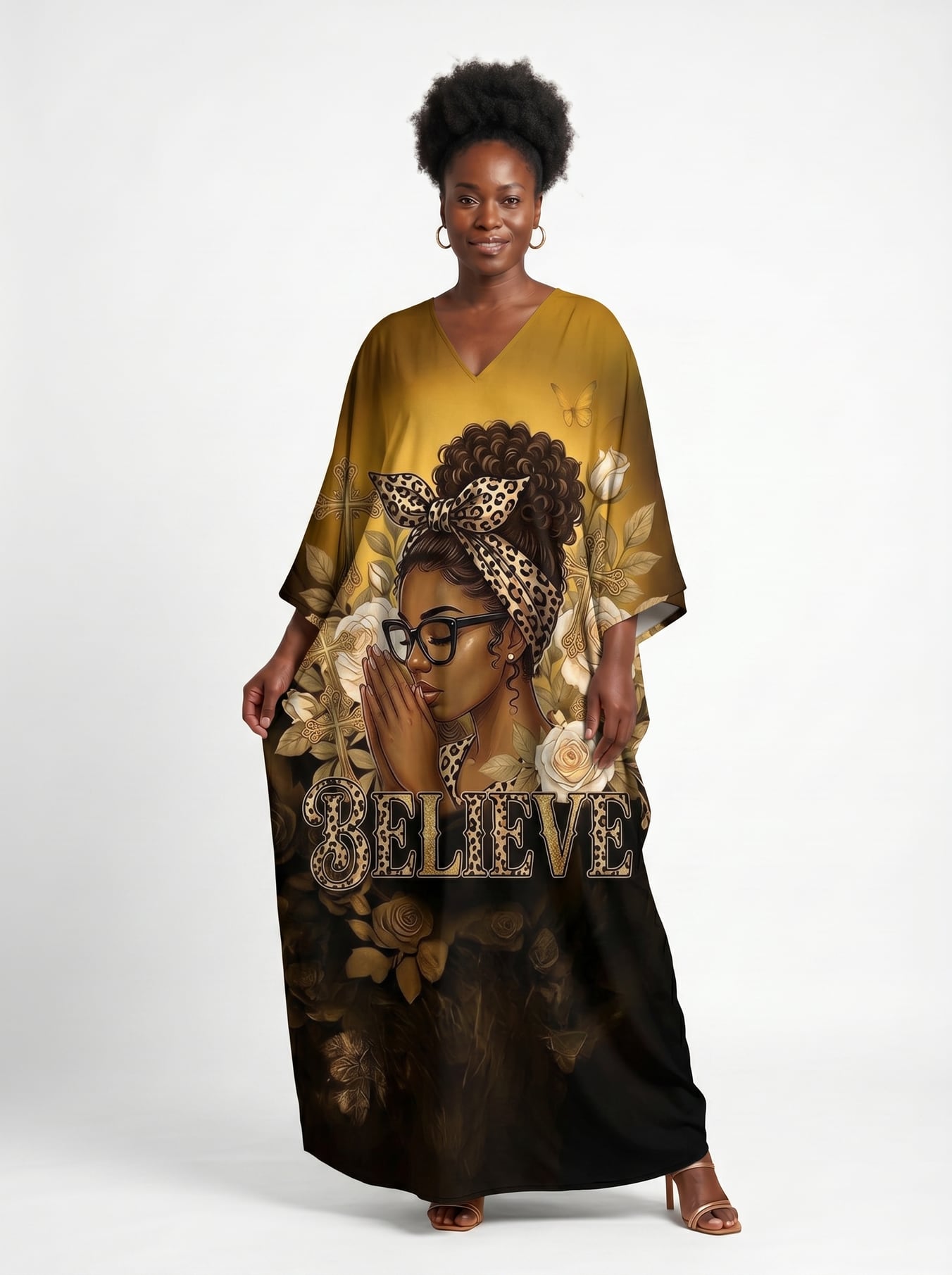 "Imani" Amber Kaftan Dress