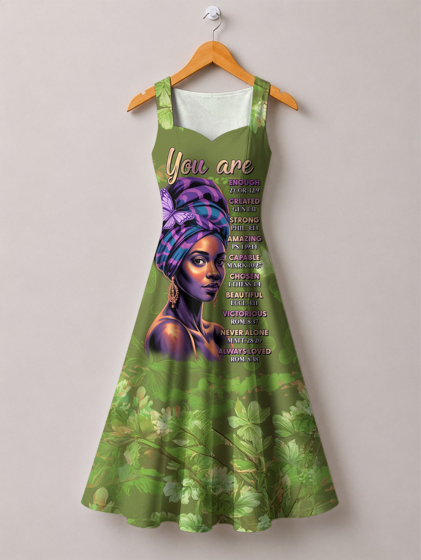 "Green Orchid" Corset Dress