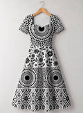 "Mwanga" Sweetheart Midi Dress