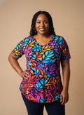 "Rangi" V-Neck T-Shirt Promo