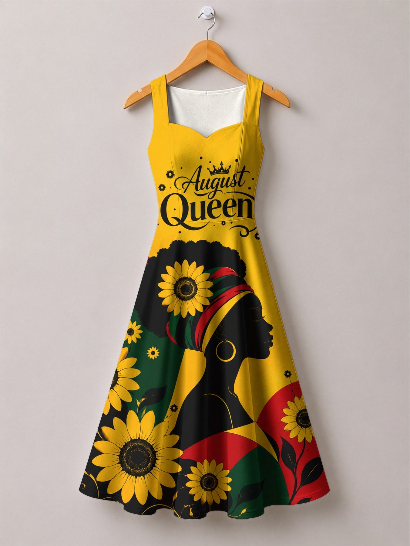 "August Queen Sunflower" Corset Dress
