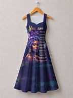 Blue Orchid Corset Dress