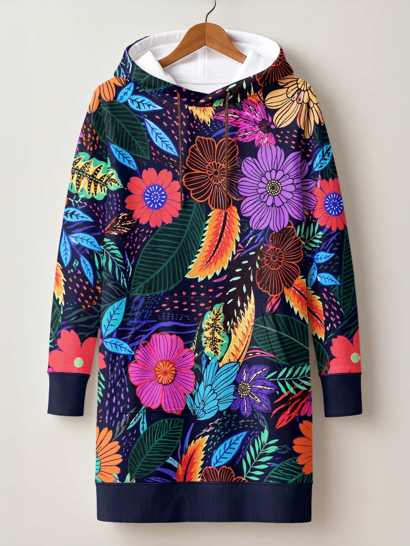 "Bustani" Hoodie Dress
