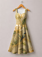 "Dhahabu" Cotton Corset Dress