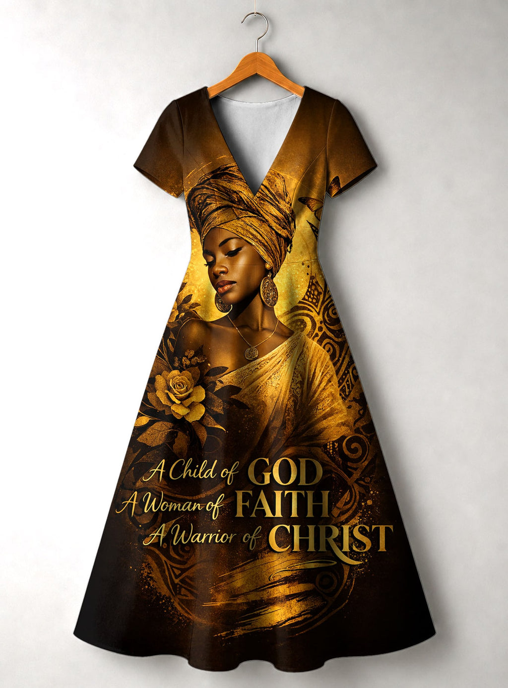 "Zuri" Short Sleeve Maxi Dress