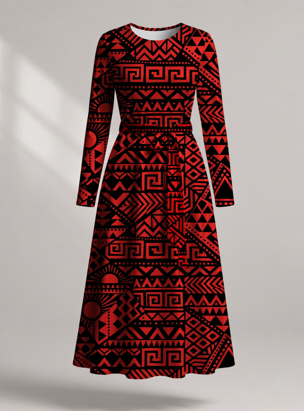 "Shaka" Viscose Midi Dress