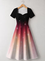 "Kiza" Sweetheart Midi Dress Promo
