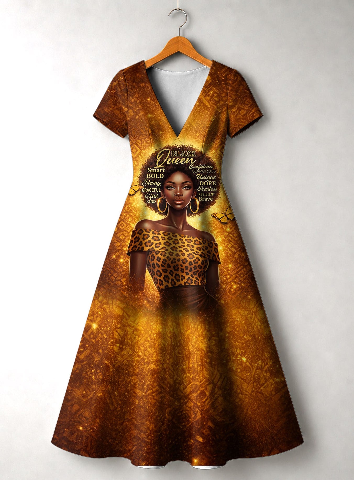 "Affirmed" Short Sleeve Maxi Dress