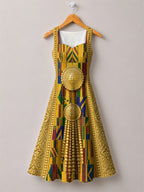 "Kente" Corset Dress Promo