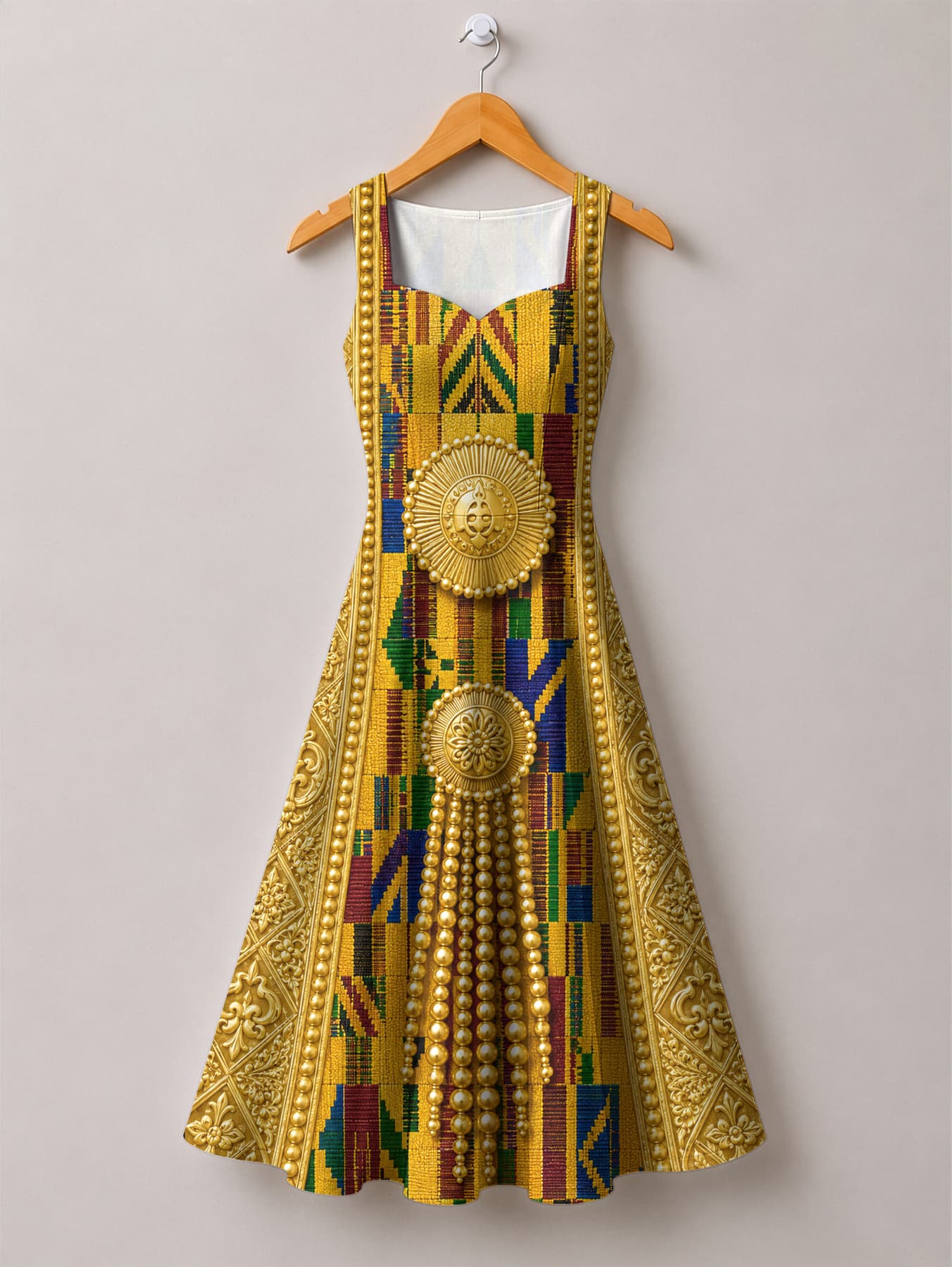 "Kente" Corset Dress