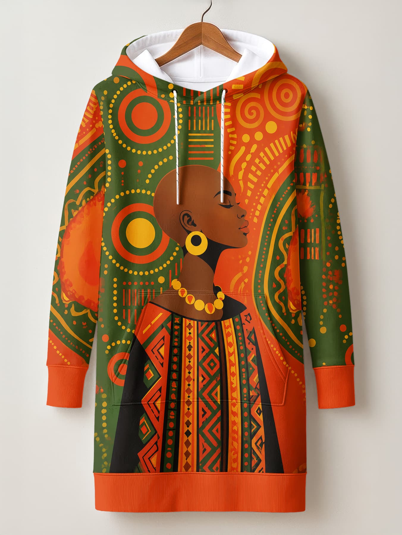 "Malkia" Hoodie Dress