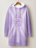 "Zambarau" Hoodie Dress