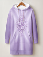 "Zambarau" Hoodie Dress