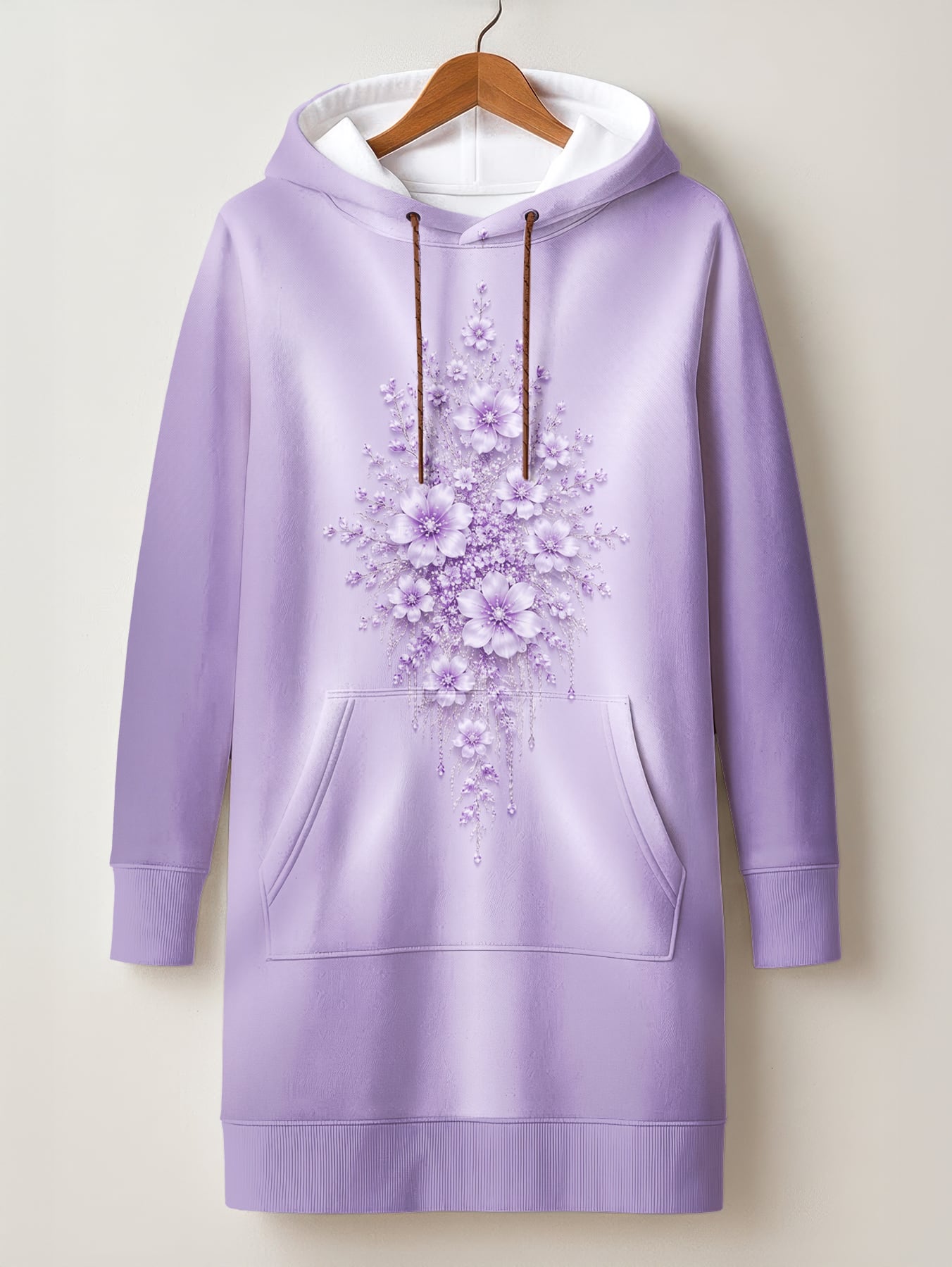 "Zambarau" Hoodie Dress