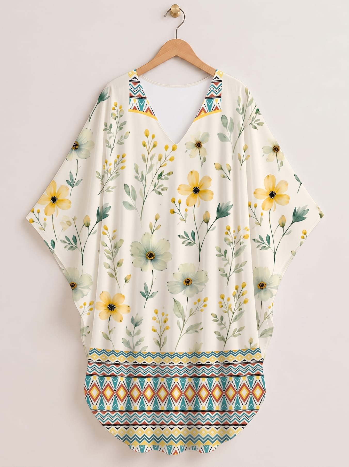 "Alizeti" Kaftan Dress