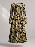 "Ashanti" Viscose Midi Dress