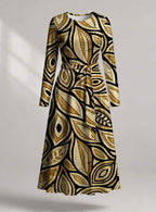 "Ashanti" Viscose Midi Dress