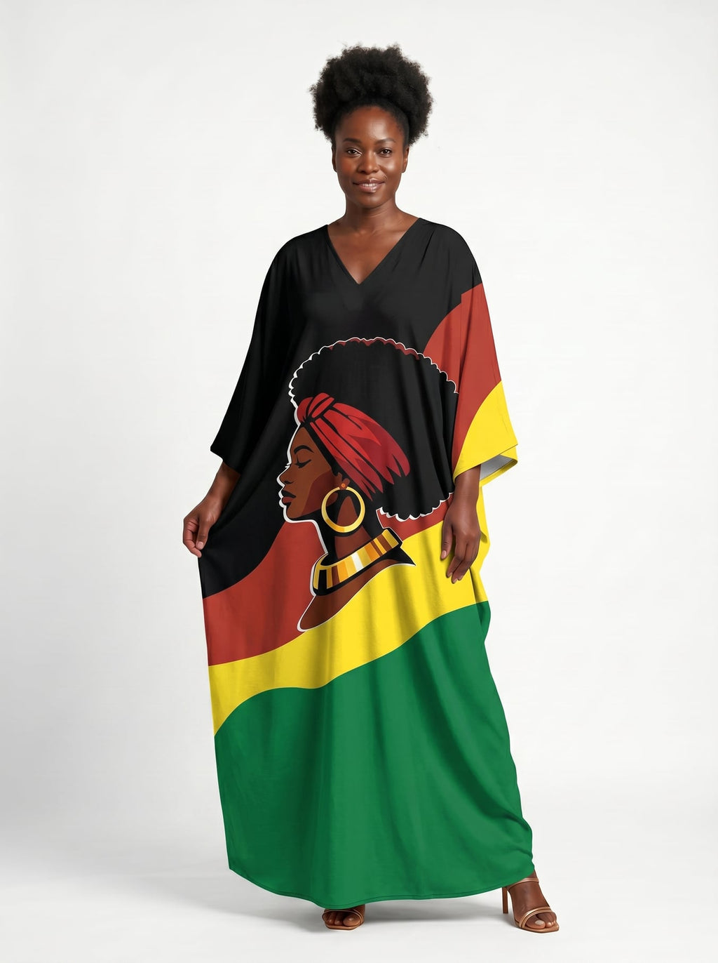 Black History Kaftan Dress Promo