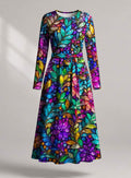 "Upinde" Viscose Midi Dress