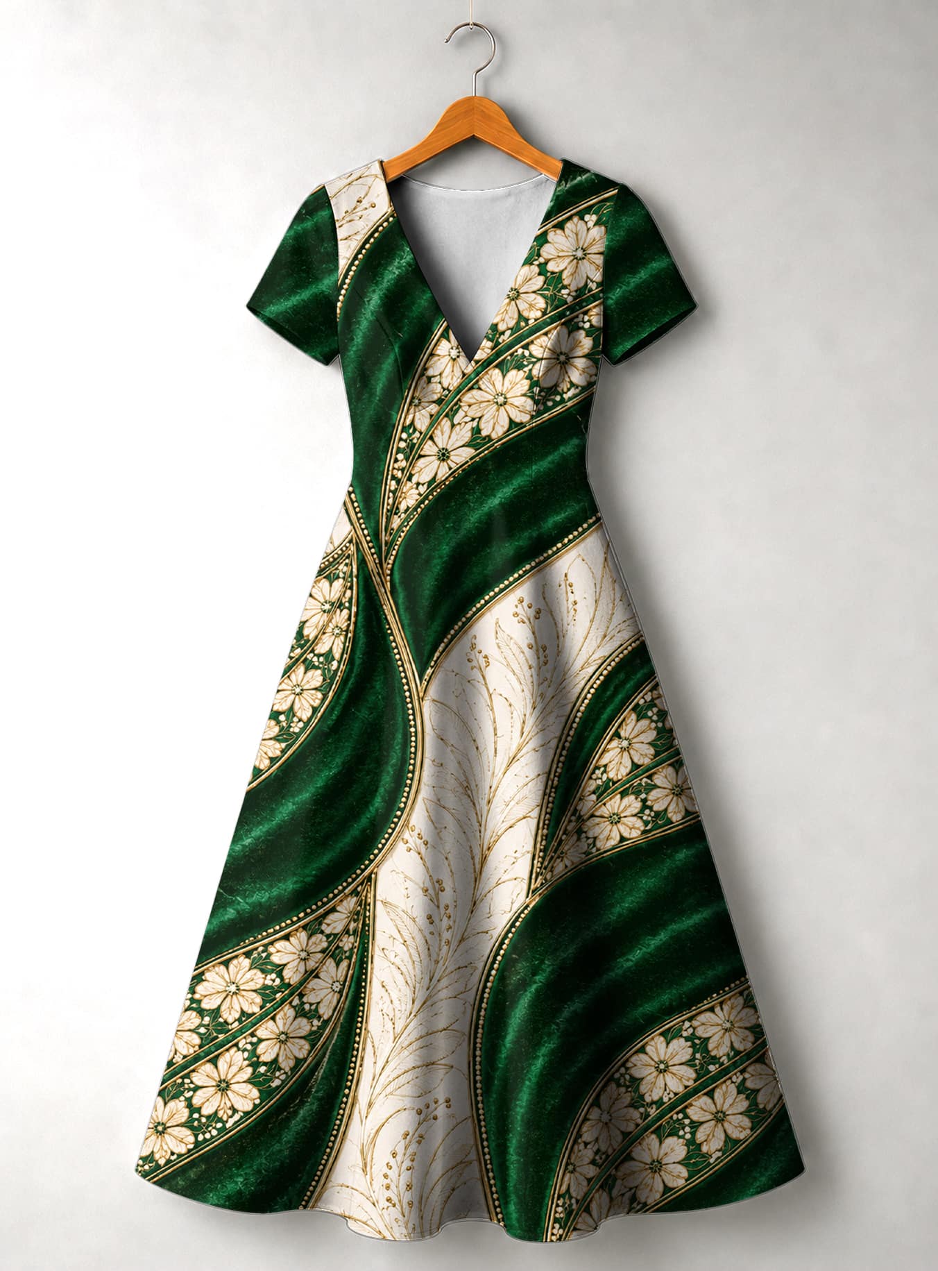 "Maile" Short Sleeve Maxi Dress