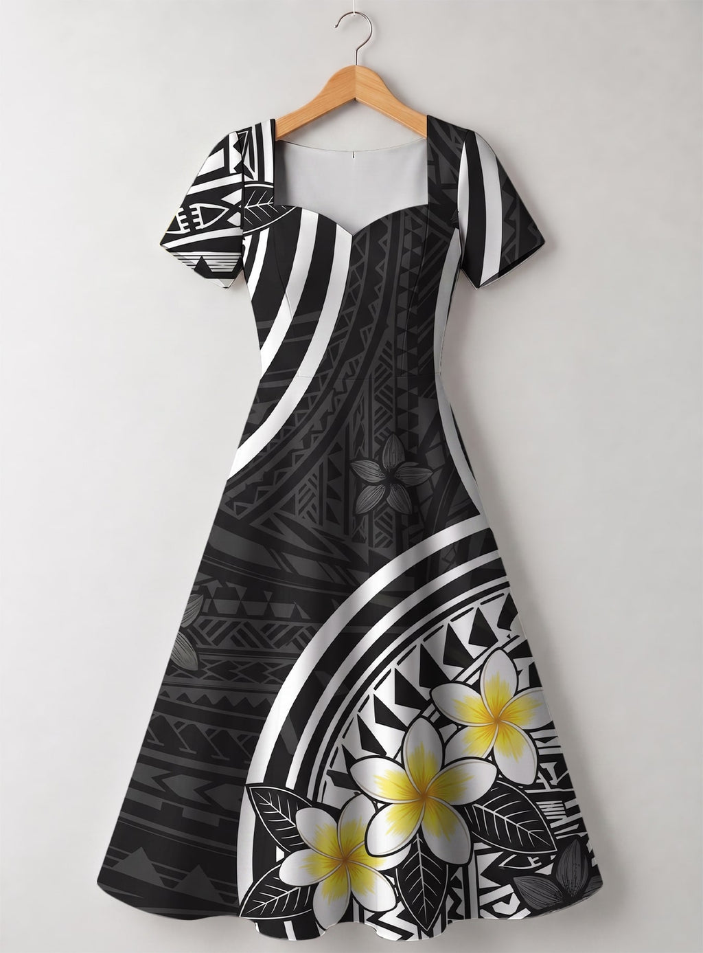 "Melia" Sweetheart Midi Dress