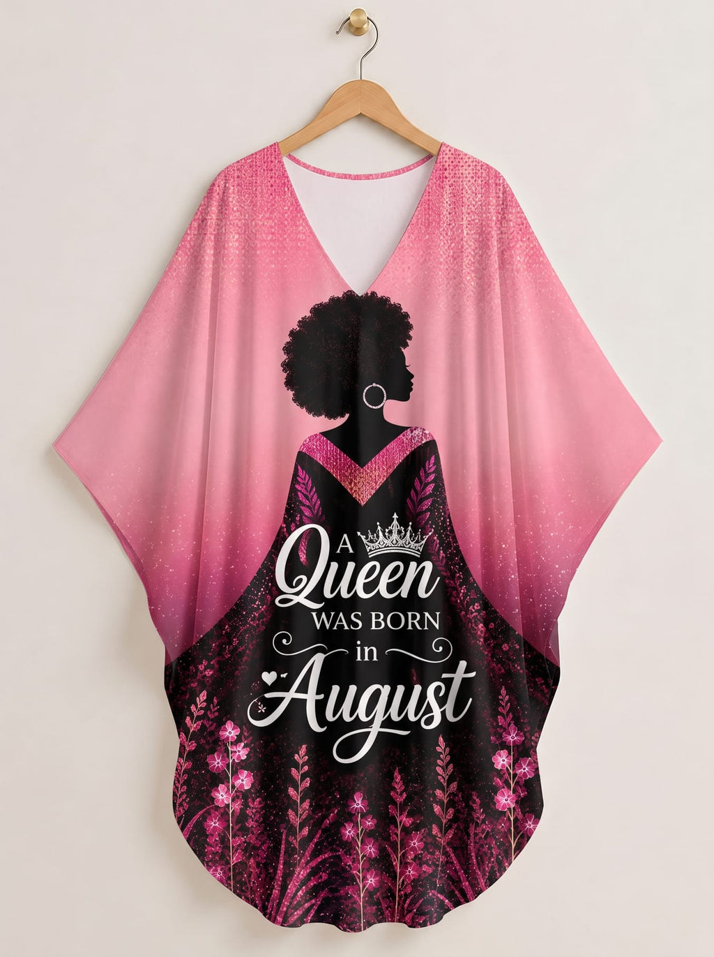 "August Queen Pink" Kaftan Dress