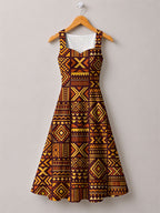 Mudcloth Corset Dress
