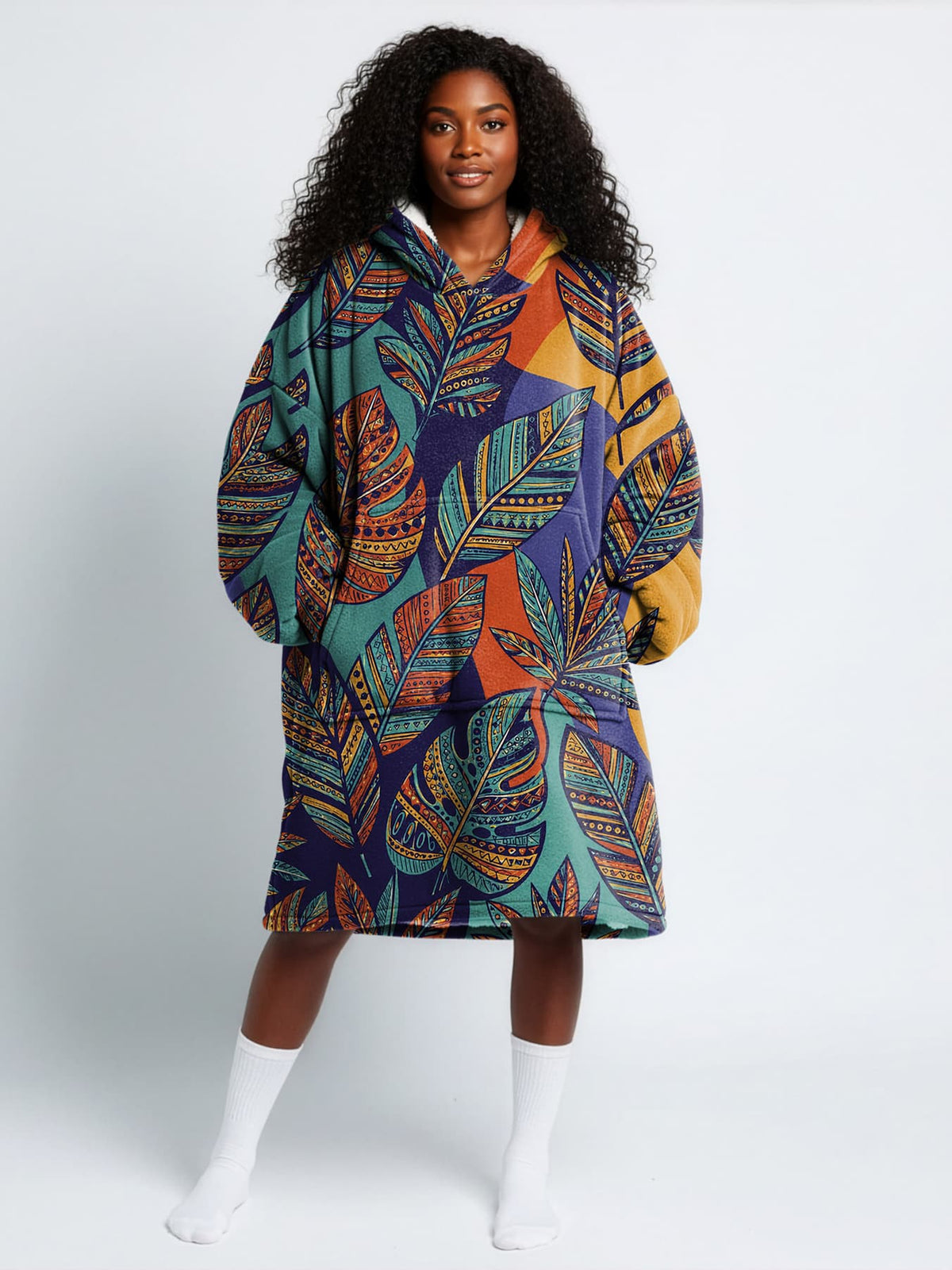 "Majani" Blanket Hoodie