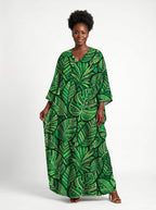 Asili Emerald Kaftan Dress Promo