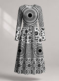 "Mwanga" Viscose Midi Dress