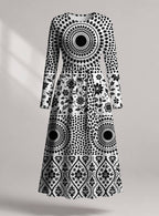 "Mwanga" Viscose Midi Dress