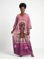 "Imani" Wild Rose Kaftan Dress Promo