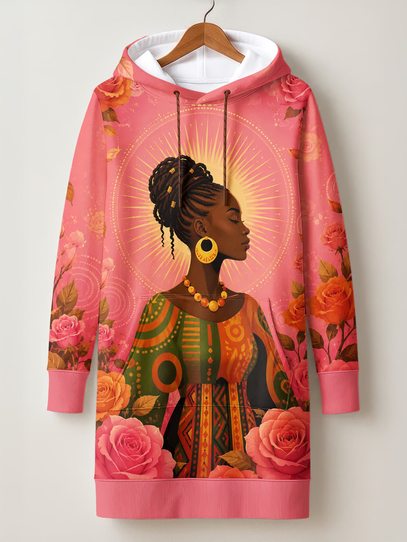 "Malaika" Hoodie Dress